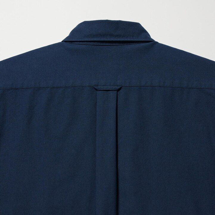uniqlo slim fit oxford mens shirts blue