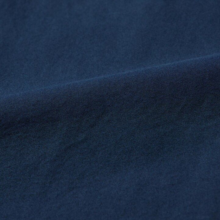 uniqlo slim fit oxford regular collar mens shirts blue