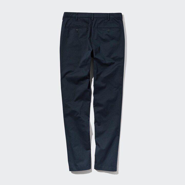 uniqlo slim fit chino mens trousers dark grey