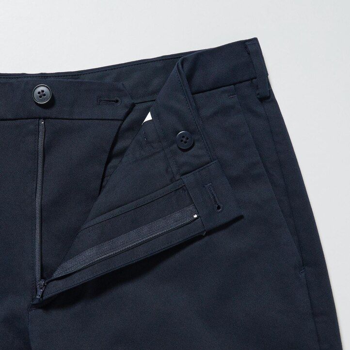 uniqlo slim fit chino mens trousers dark grey
