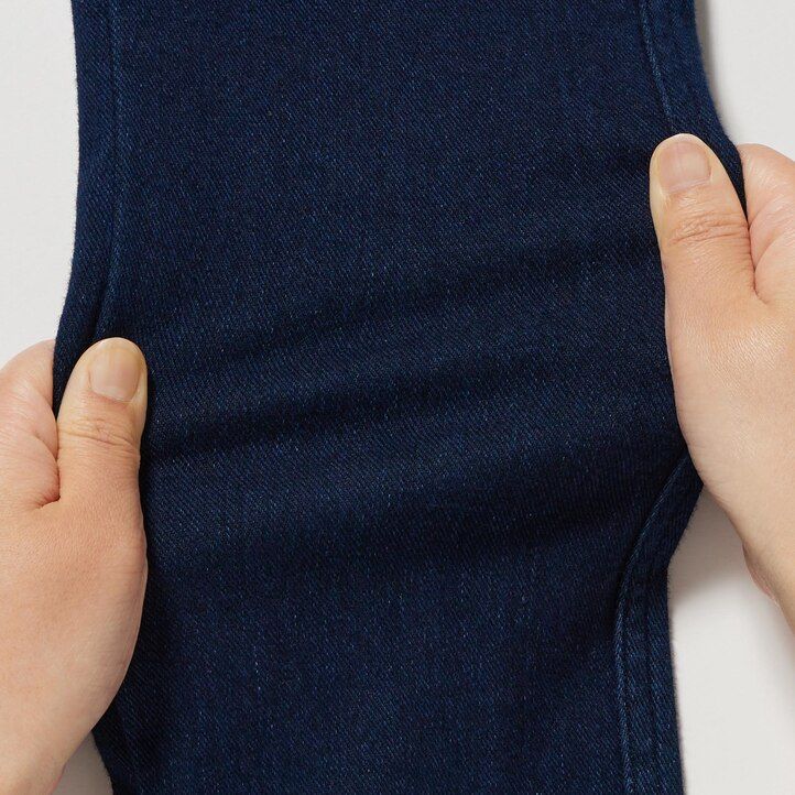 uniqlo ultra stretch high rise cropped womens tops blue